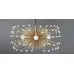 White Beaded Urchin Chandelier Sputnik 