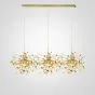 Люстра Tezani Argent Suspension Linear Gold 3 L110 от ImperiumLoft