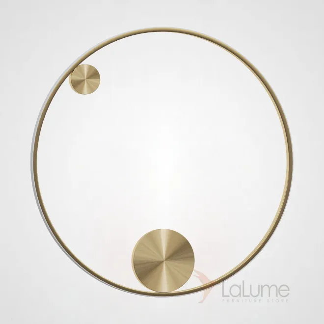 Серия настенных светильников в виде металлических колец разного диаметра с внутренней LED-подсветкой LAND B D50