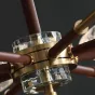 Потолочная люстра NICOL L8 Red от ImperiumLoft