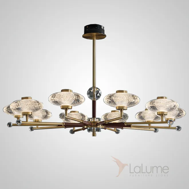 Потолочная люстра NICOL L10 Red от ImperiumLoft Потолочная люстра NICOL L10 Red от ImperiumLoft