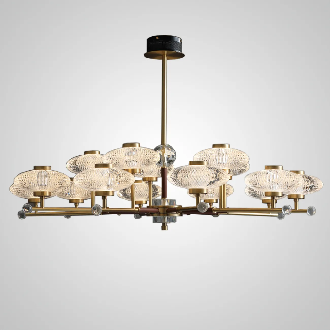 Потолочная люстра NICOL L10 Blue от ImperiumLoft