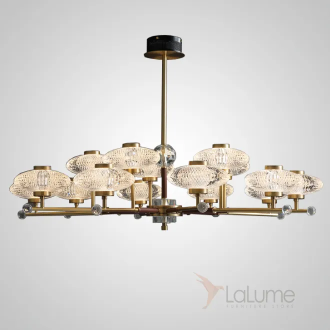 Потолочная люстра NICOL L15 Red от ImperiumLoft Потолочная люстра NICOL L15 Red от ImperiumLoft