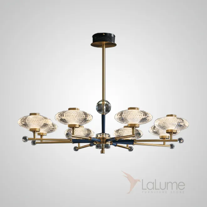 Потолочная люстра NICOL L8 Blue от ImperiumLoft