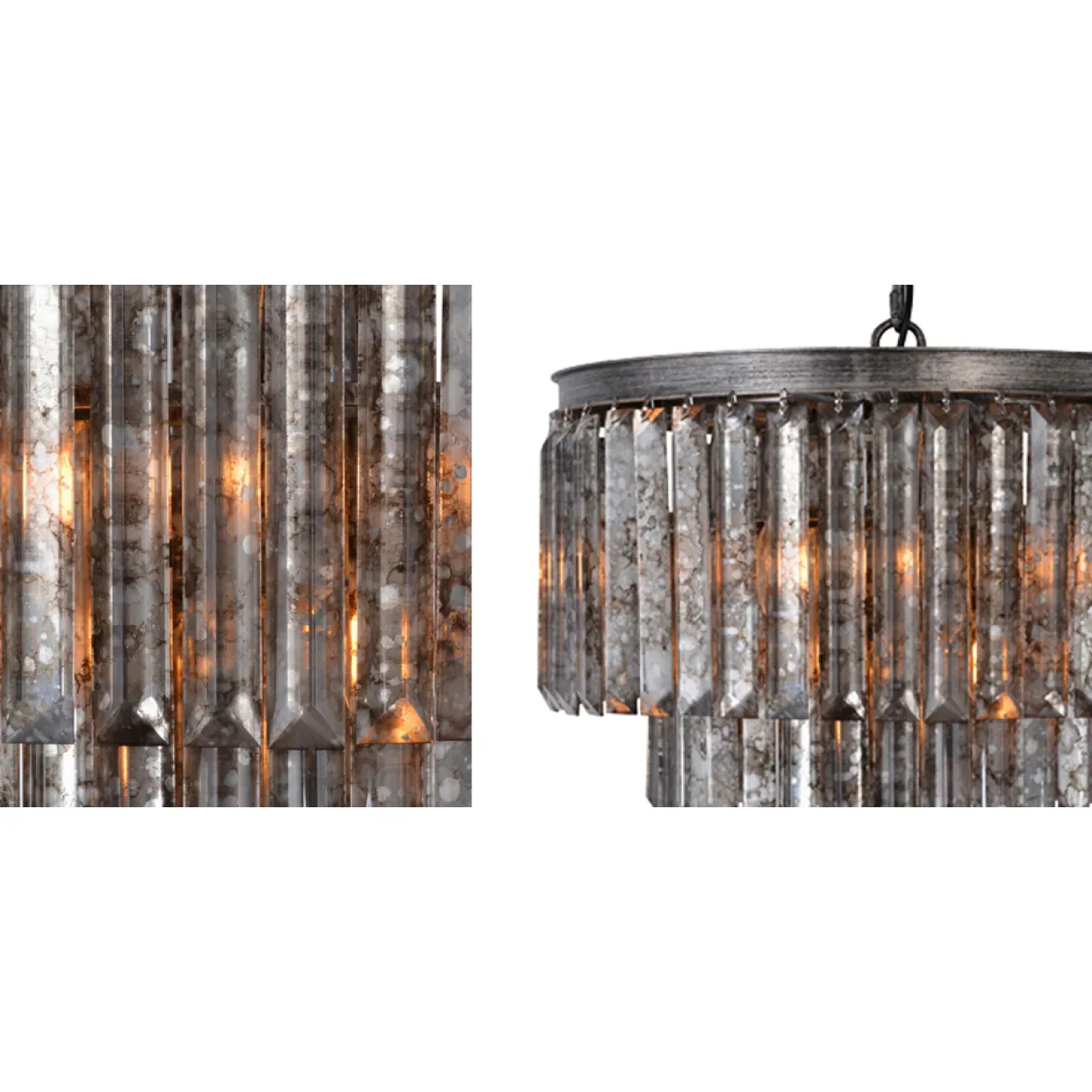 Подвесной светильник ODEON Aged Glass Chandelier от LaLume
