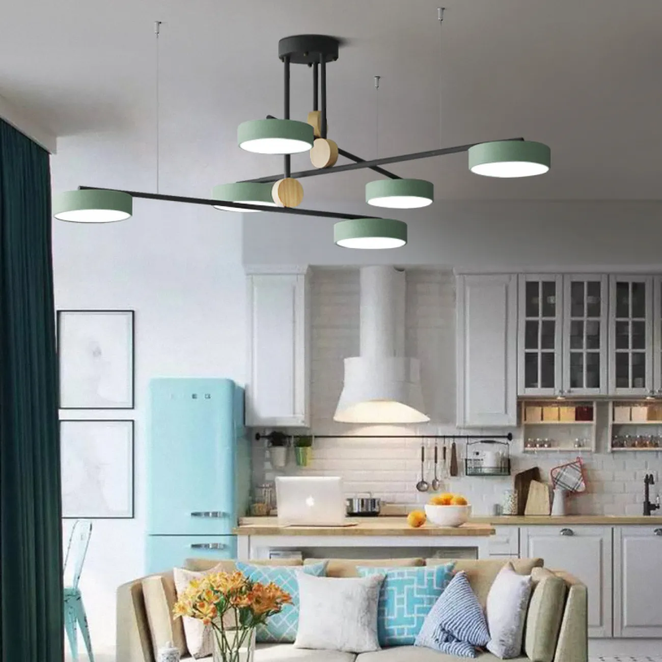 Люстра на штанге TECHNUM COLOR LED от ImperiumLoft
