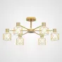 Потолочная люстра CORF B3 Yellow 6 lamps от ImperiumLoft