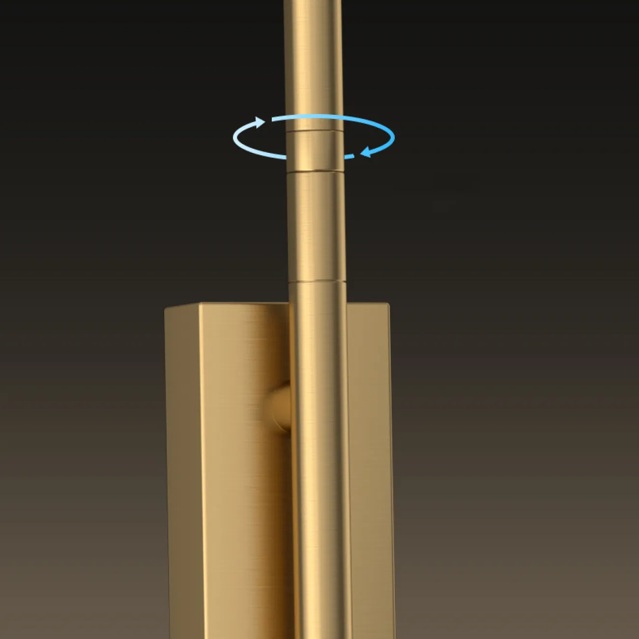 Серия настенных светильников с конусообразными плафонами на поворотном кронштейне ALLEN H80