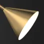 Серия настенных светильников с конусообразными плафонами на поворотном кронштейне ALLEN H80