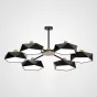 Подвесная люстра GEOMETRIC CH 6 черная от ImperiumLoft
