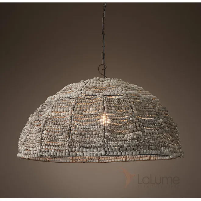 Люстра RH Clay Bead Dome Pendant Gray 40 от LaLume
