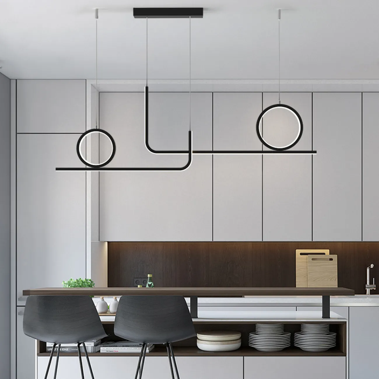 Подвесной светильник SIGRID L90 White от ImperiumLoft