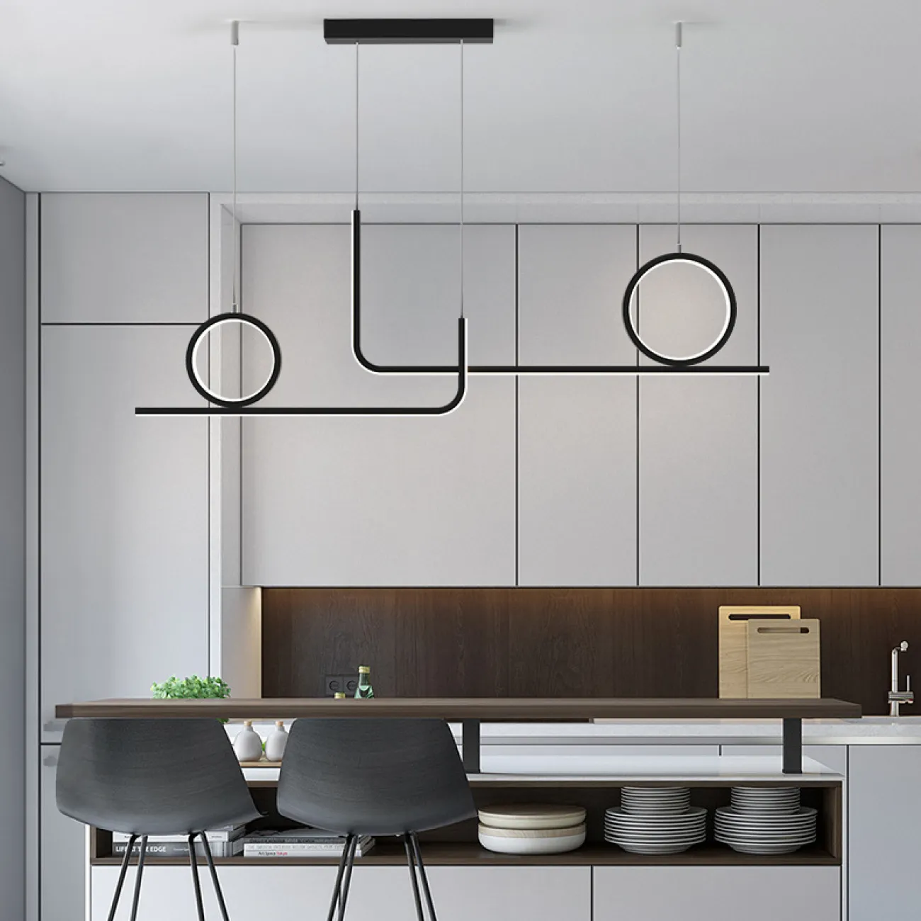 Подвесной светильник SIGRID L90 Brass от ImperiumLoft