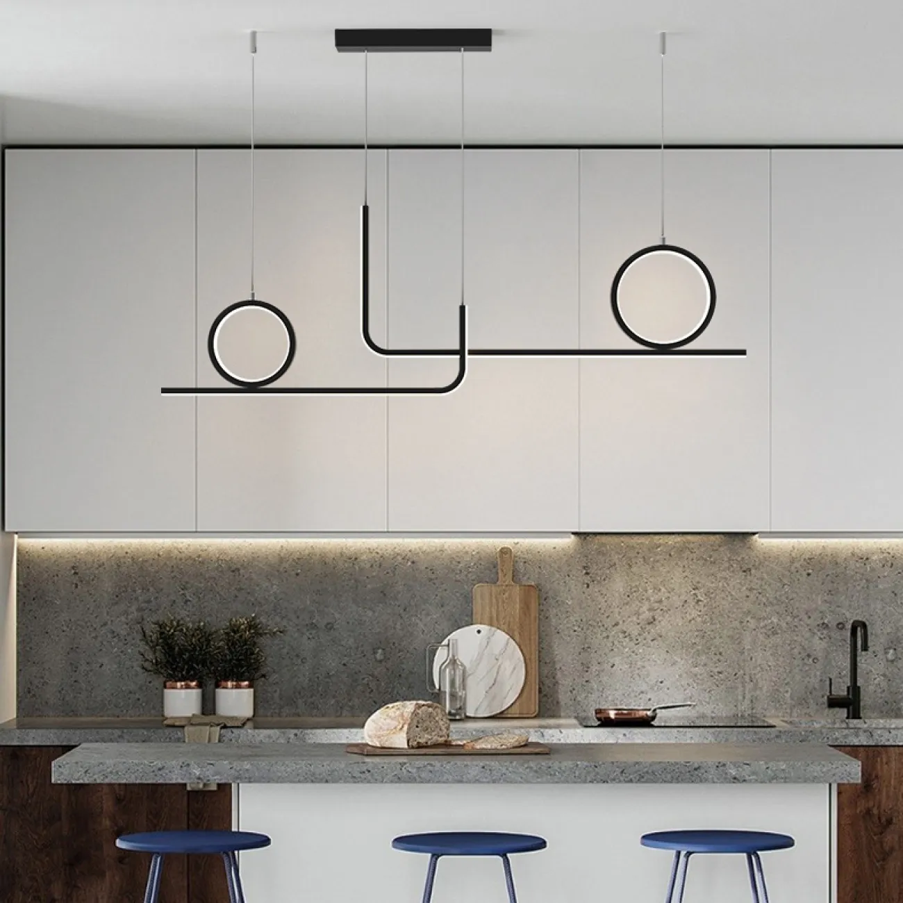 Подвесной светильник SIGRID L90 Brass от ImperiumLoft