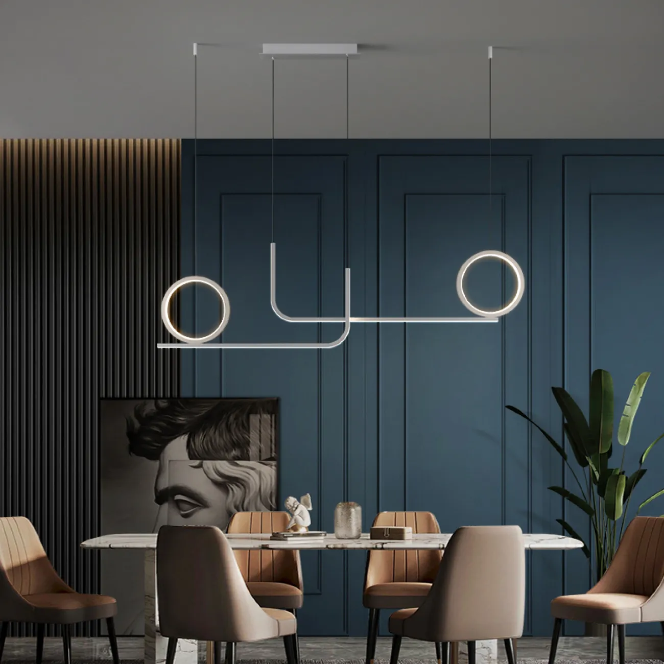 Подвесной светильник SIGRID L90 Brass от ImperiumLoft