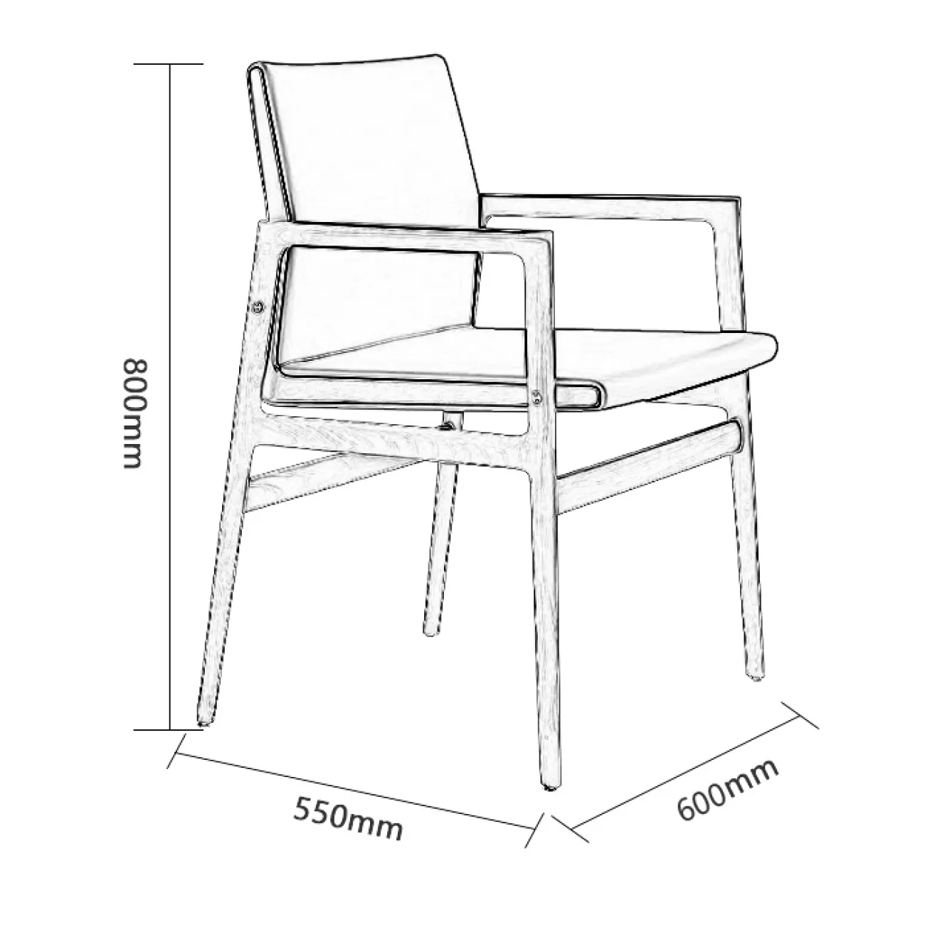 Дизайнерский стул LaLume-ST00137