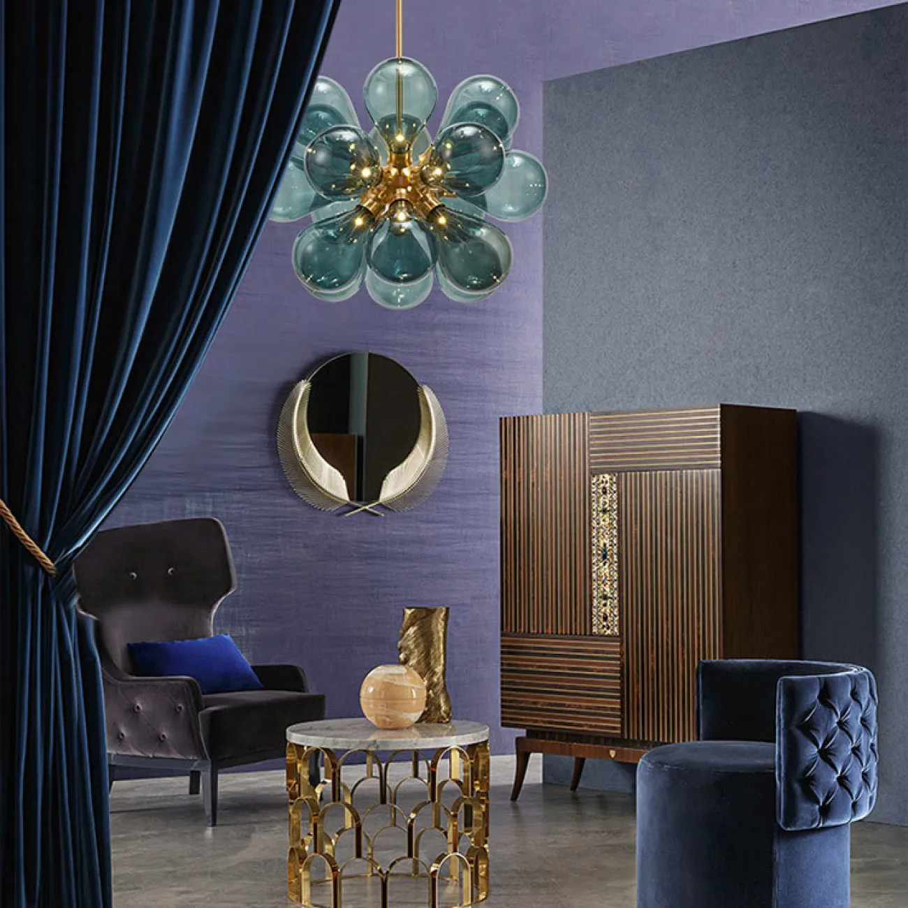 Потолочная люстра GRAPE MILK Pink от ImperiumLoft Потолочная люстра GRAPE MILK Pink от ImperiumLoft