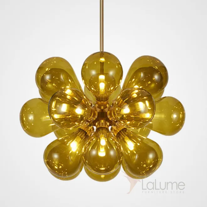 Потолочная люстра GRAPE MILK Amber от ImperiumLoft Потолочная люстра GRAPE MILK Amber от ImperiumLoft