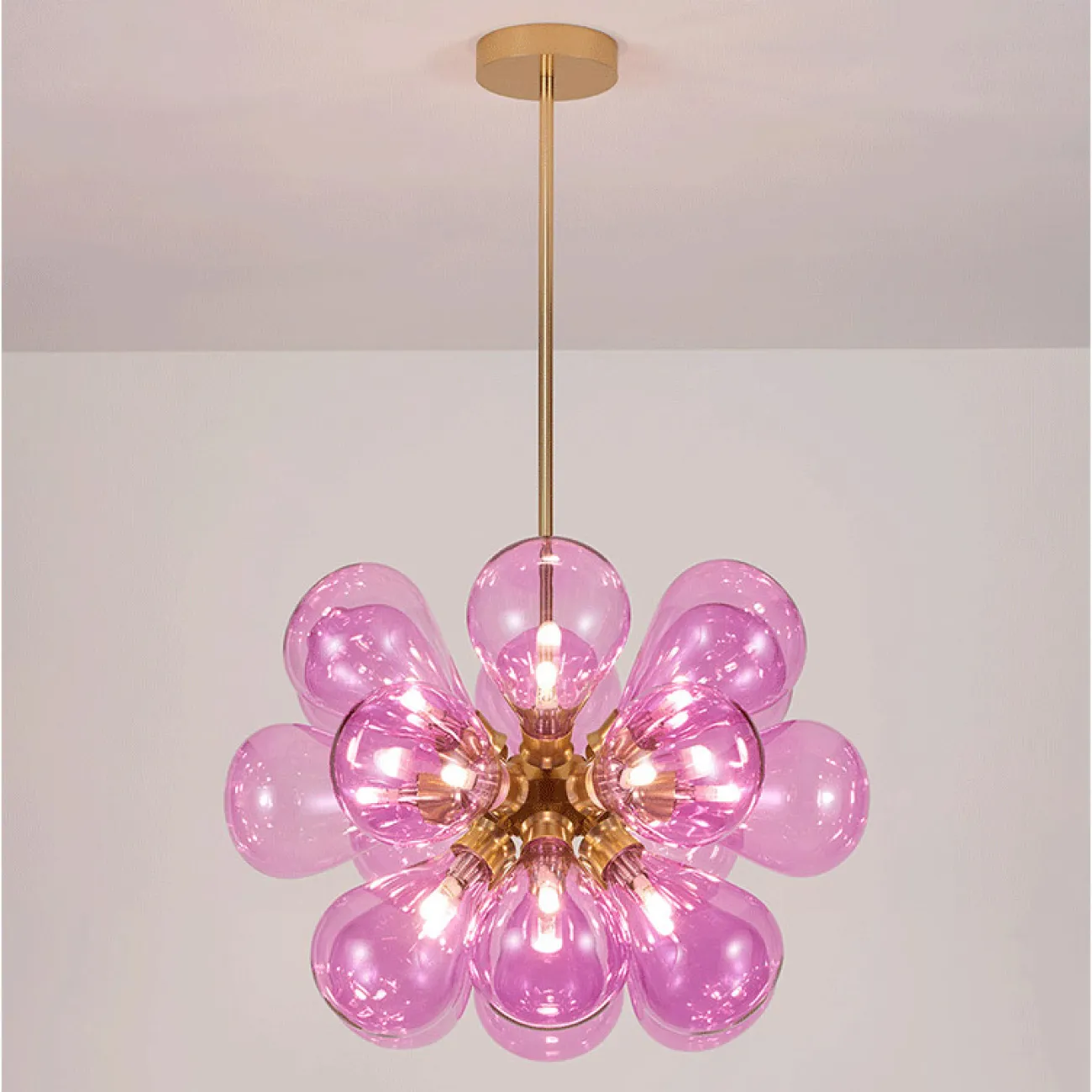 Потолочная люстра GRAPE MILK Pink от ImperiumLoft Потолочная люстра GRAPE MILK Pink от ImperiumLoft