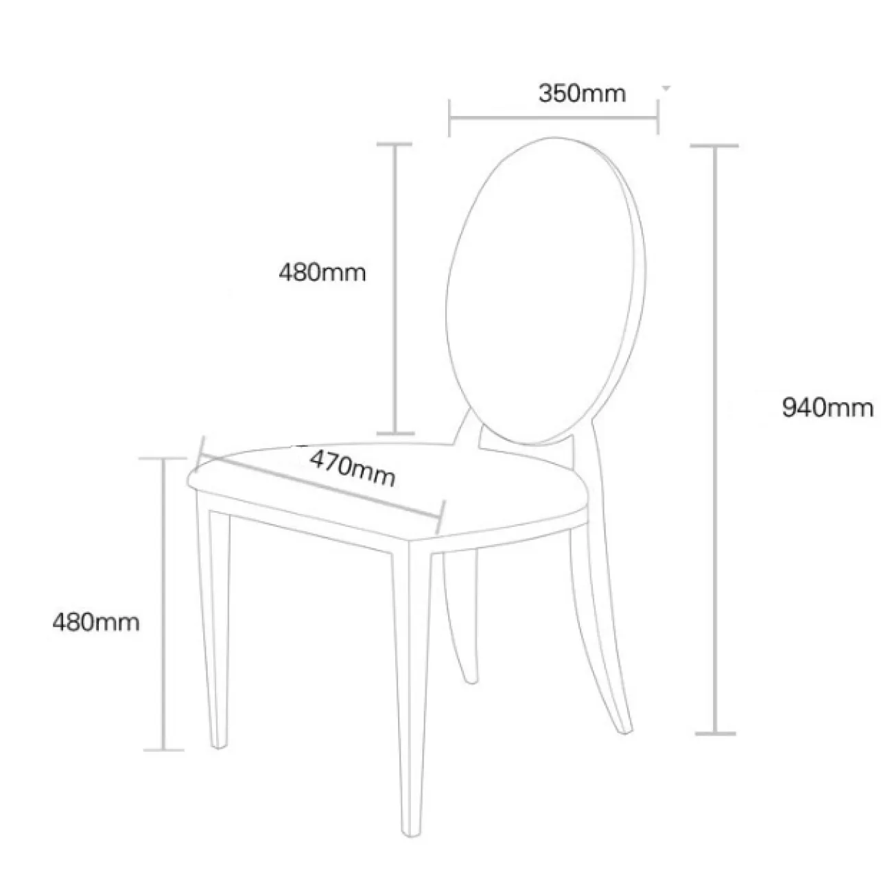 Дизайнерский стул LaLume - ST00108