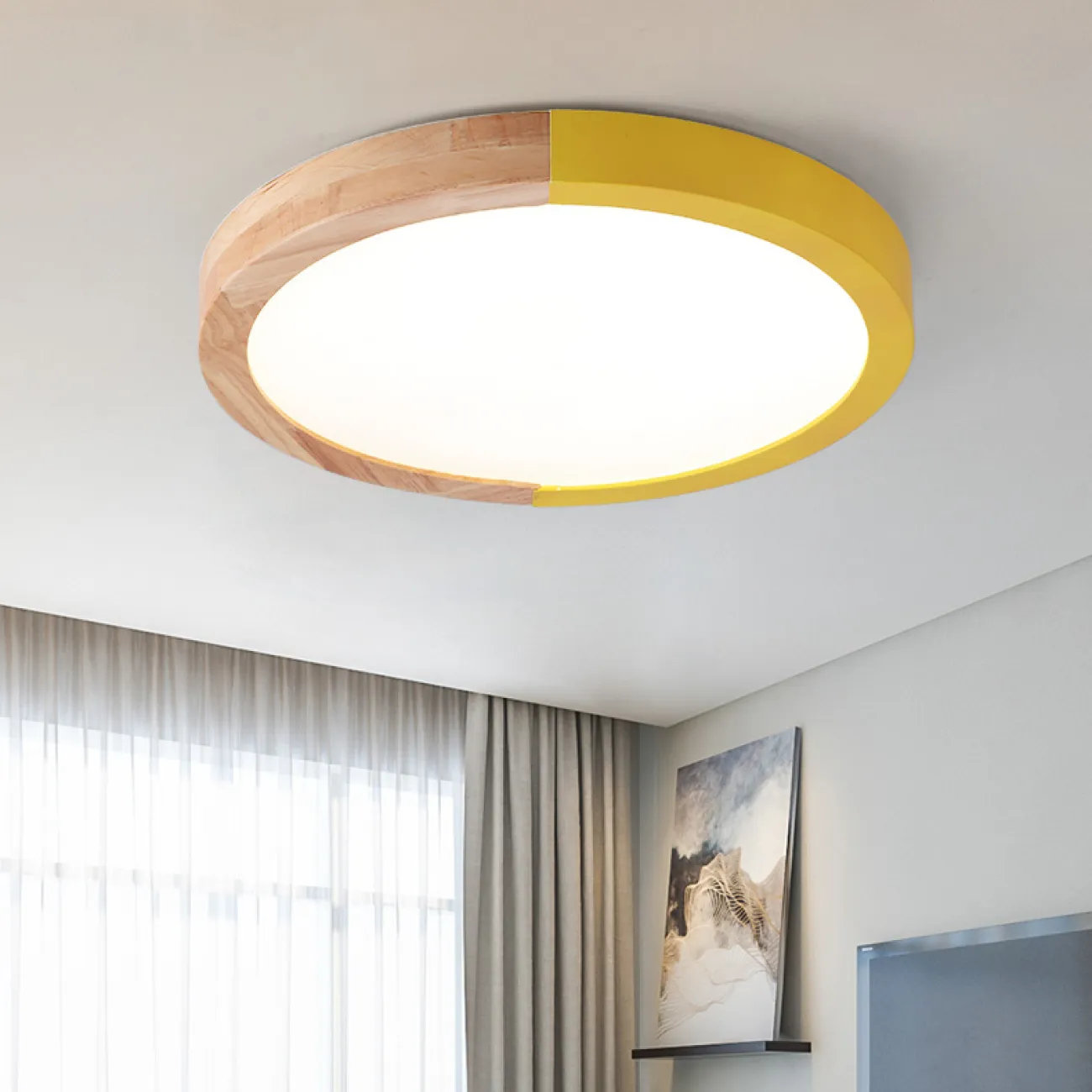 Потолочный светильник TWAIN D40,5 Yellow от ImperiumLoft