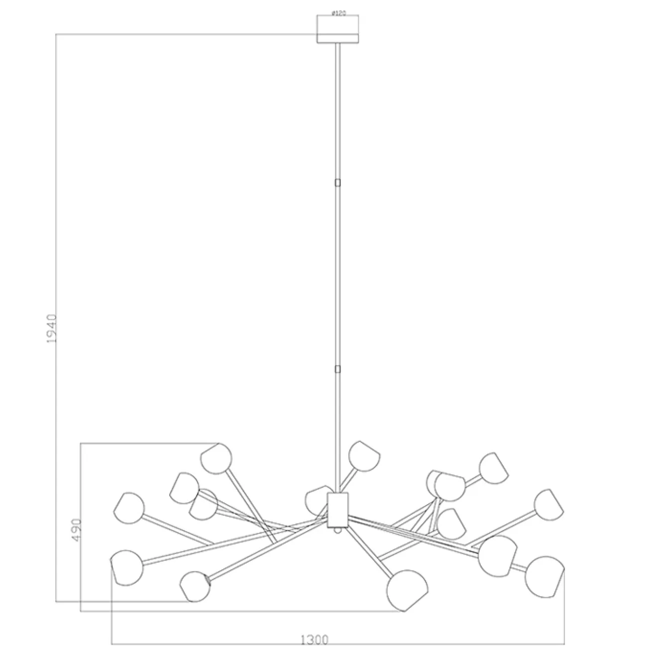 Люстра Last Night glass designed by Damien Langlois-Meurinne от LaLume