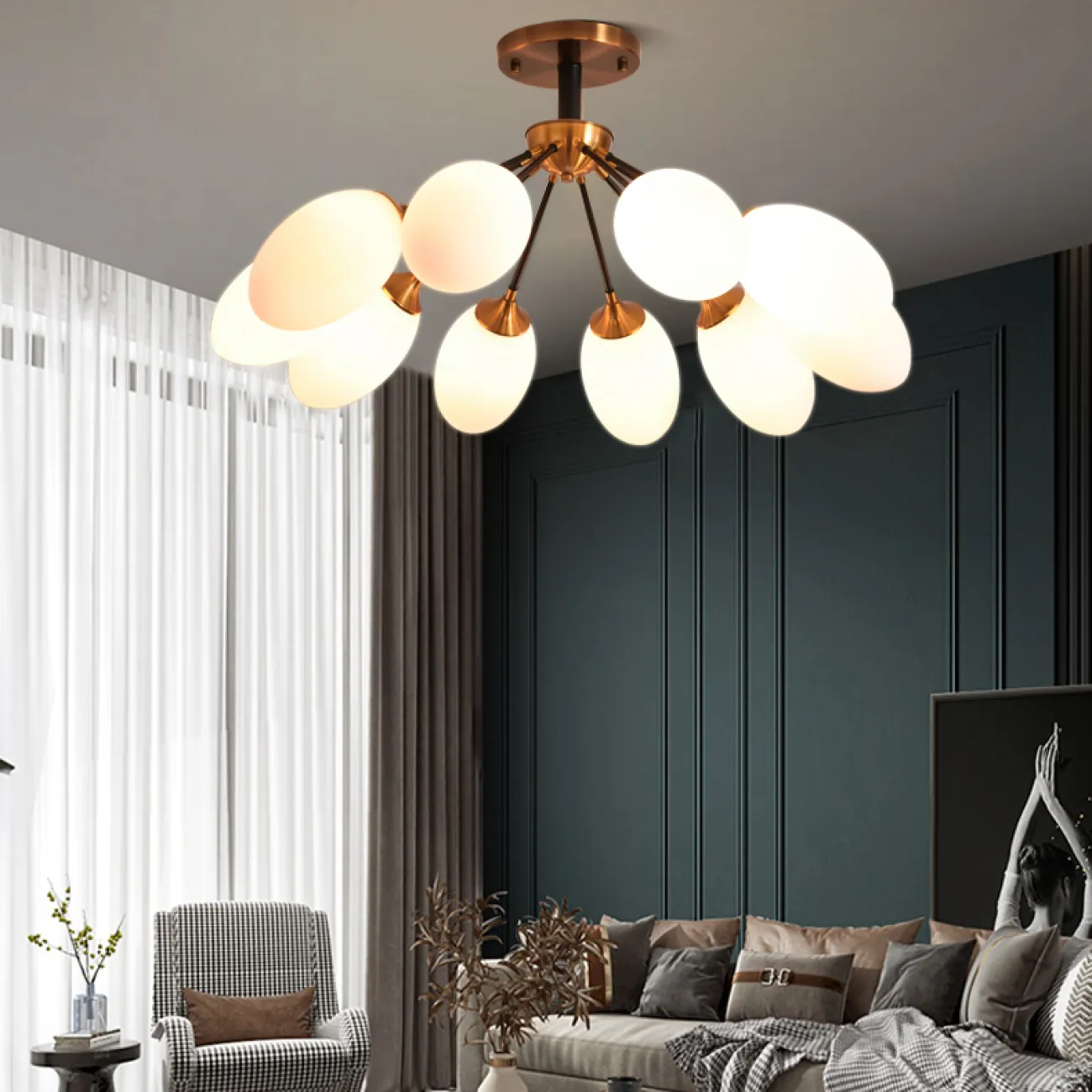 Потолочная люстра TILA D L10 от ImperiumLoft Потолочная люстра TILA D L10 от ImperiumLoft