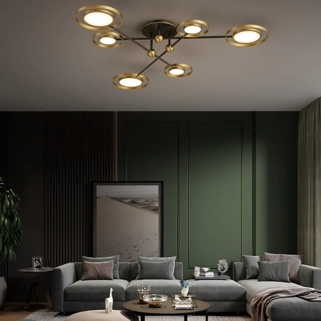 Потолочная люстра RISOR B D116 от ImperiumLoft