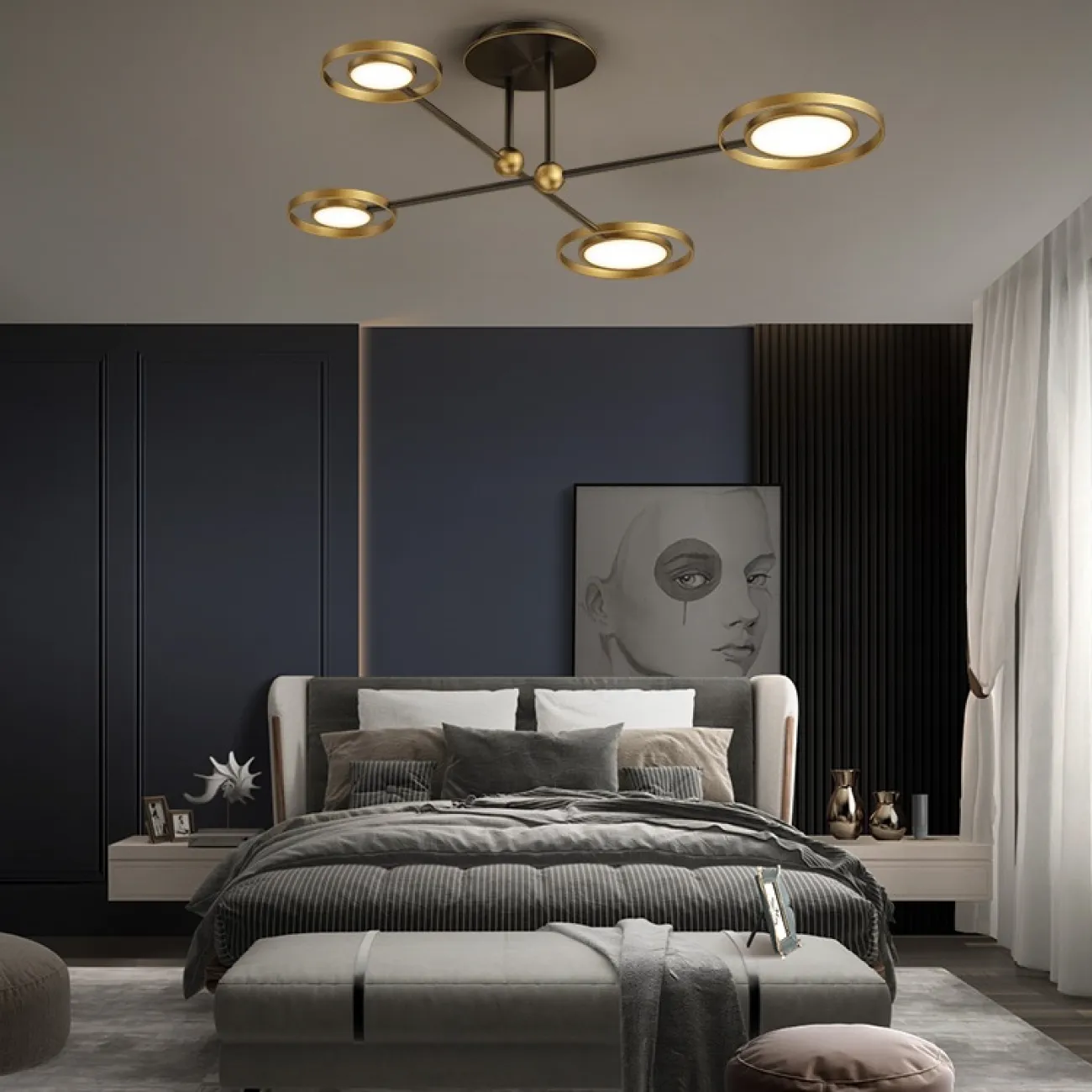 Потолочная люстра RISOR B D81 от ImperiumLoft