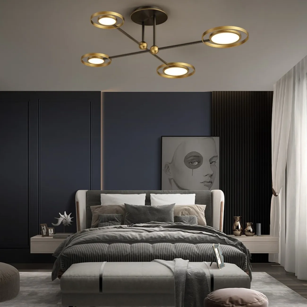 Потолочная люстра RISOR B D116 от ImperiumLoft