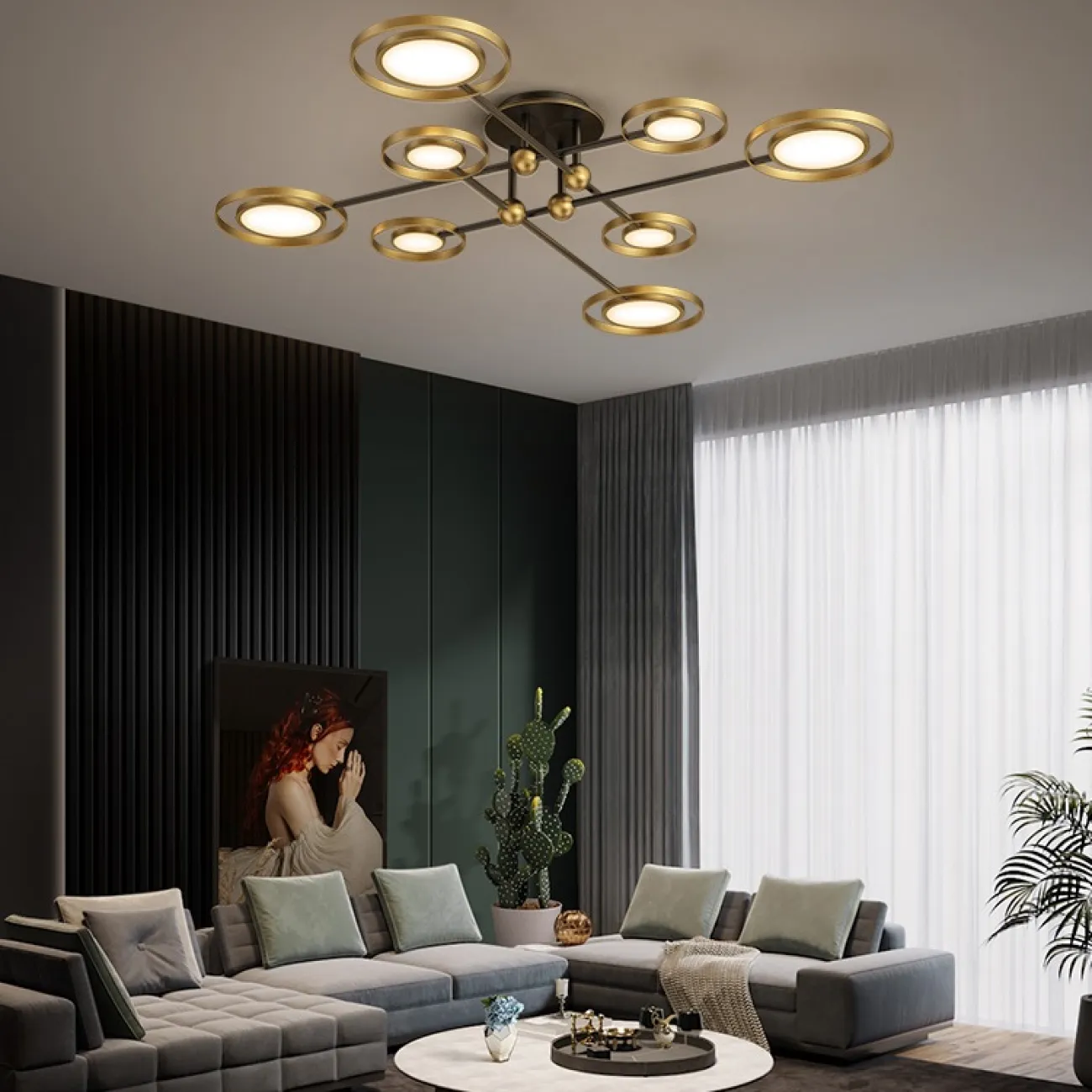 Потолочная люстра RISOR B D116 от ImperiumLoft