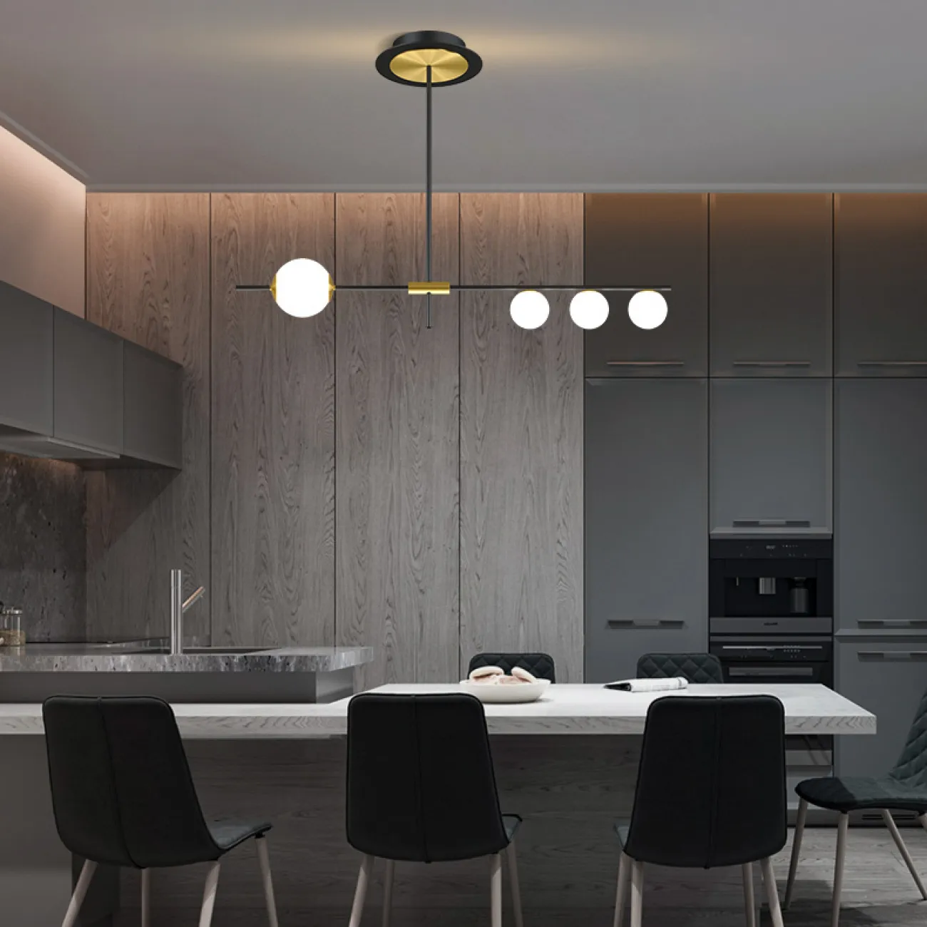 Потолочная люстра AUREATE L4 3000 4000 5000 от ImperiumLoft