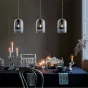 Подвесной светильник ARIA 3 lamps Plank Turquoise от ImperiumLoft