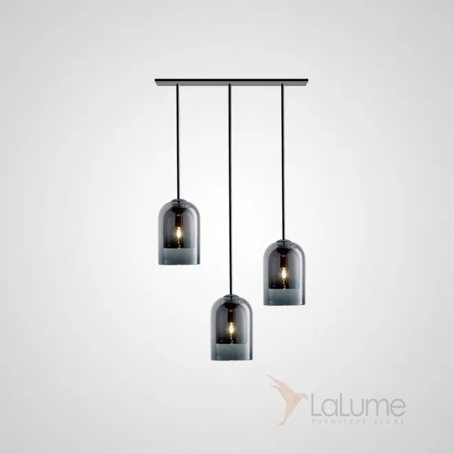 Подвесной светильник ARIA 3 lamps Plank Turquoise от ImperiumLoft