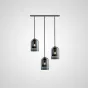 Подвесной светильник ARIA 3 lamps Plank Turquoise от ImperiumLoft