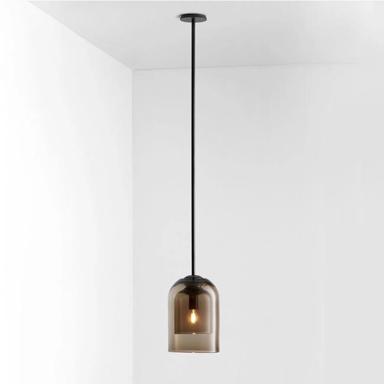 Подвесной светильник ARIA 3 lamps Plank Amber от ImperiumLoft