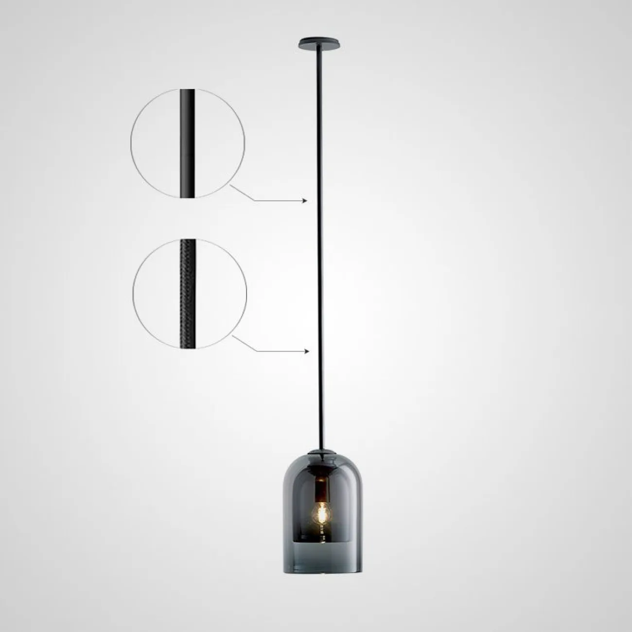Подвесной светильник ARIA 3 lamps Plank Turquoise от ImperiumLoft