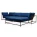 Угловой диван Indigo Denim and copper Sectional sofa designed by Stephen Kenn and Simon Miller		 in 2014