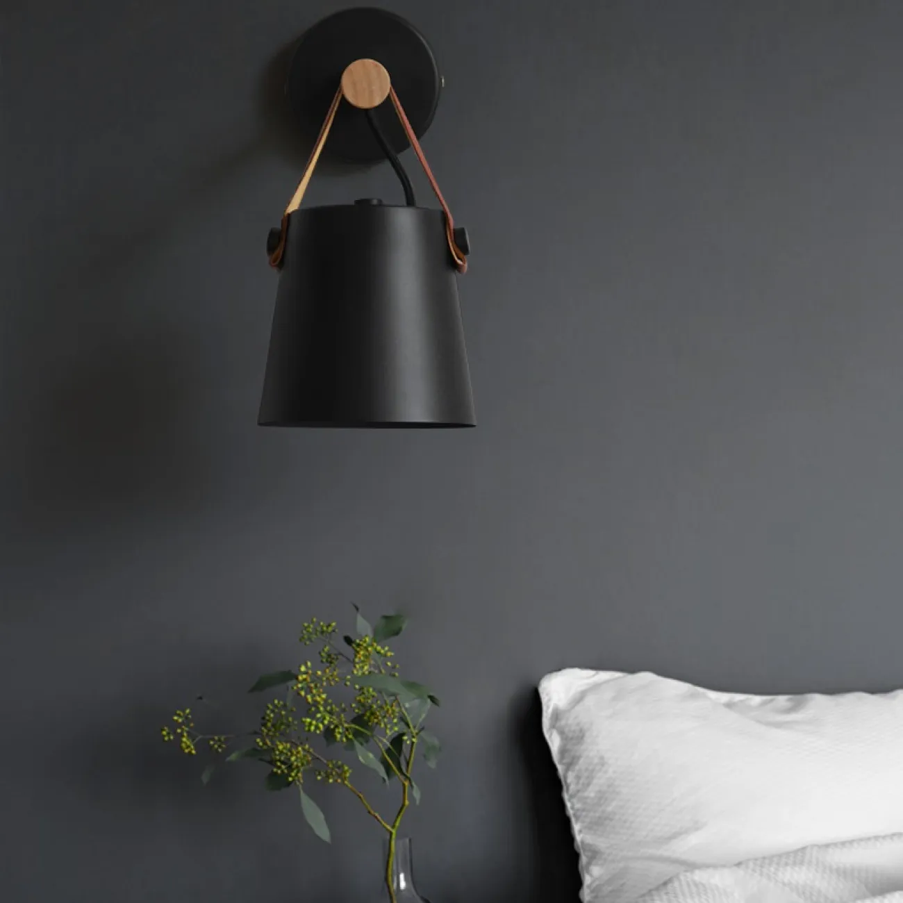 Бра NATURA C WALL Black от ImperiumLoft