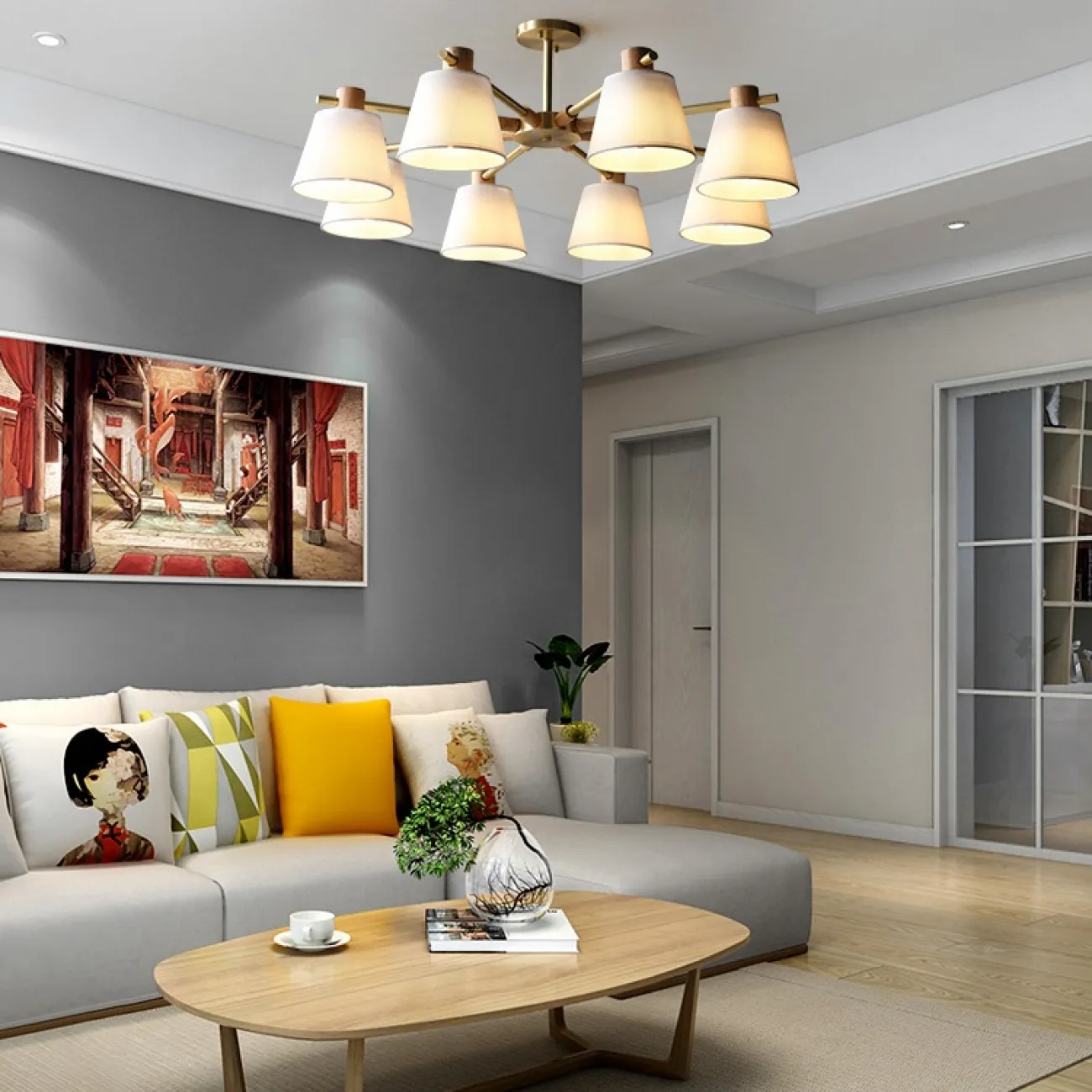 Люстра потолочная NATURA PRIMA от ImperiumLoft