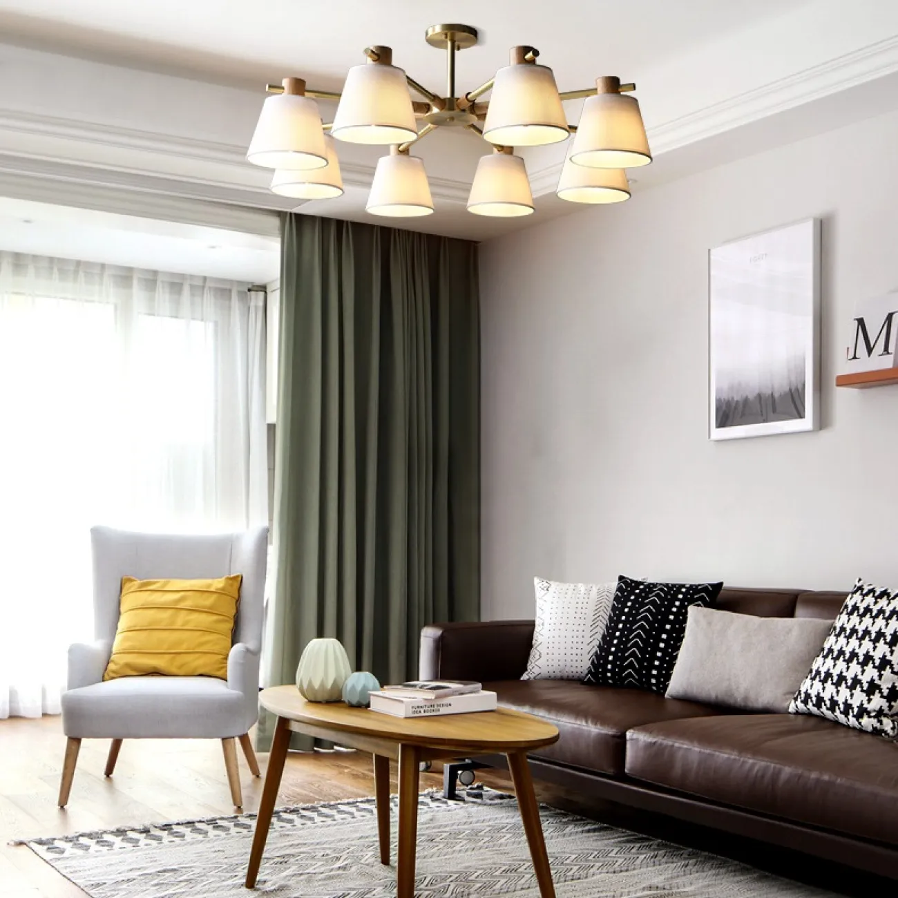 Люстра потолочная NATURA PRIMA от ImperiumLoft