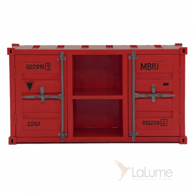 ТВ тумба Loft TV container Red