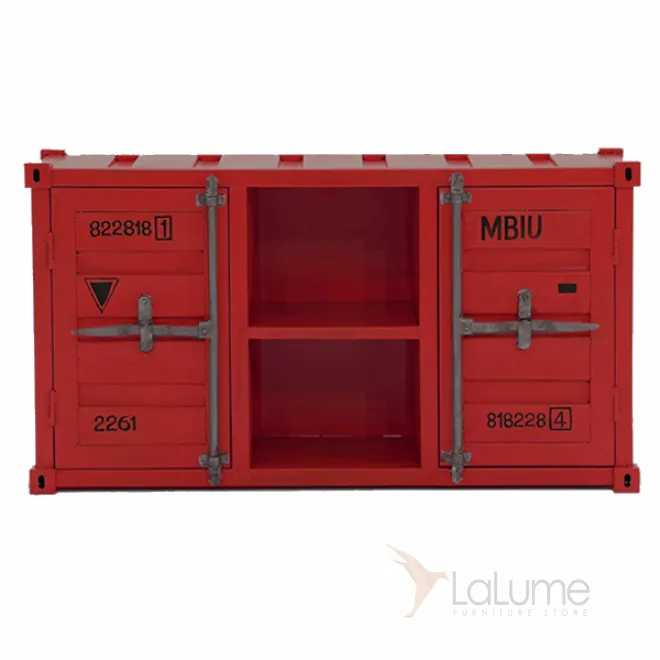 ТВ тумба Loft TV container Red от LaLume