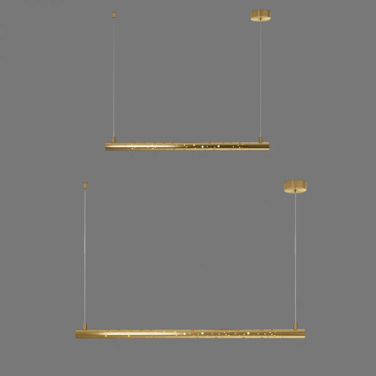 Подвесной светильник ALEKSA L80 Black Brass от ImperiumLoft
