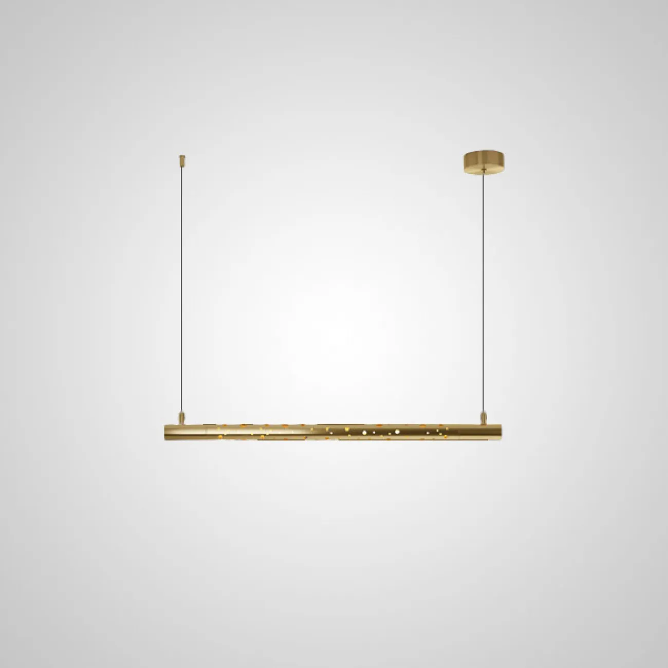Подвесной светильник ALEKSA L80 Black Brass от ImperiumLoft