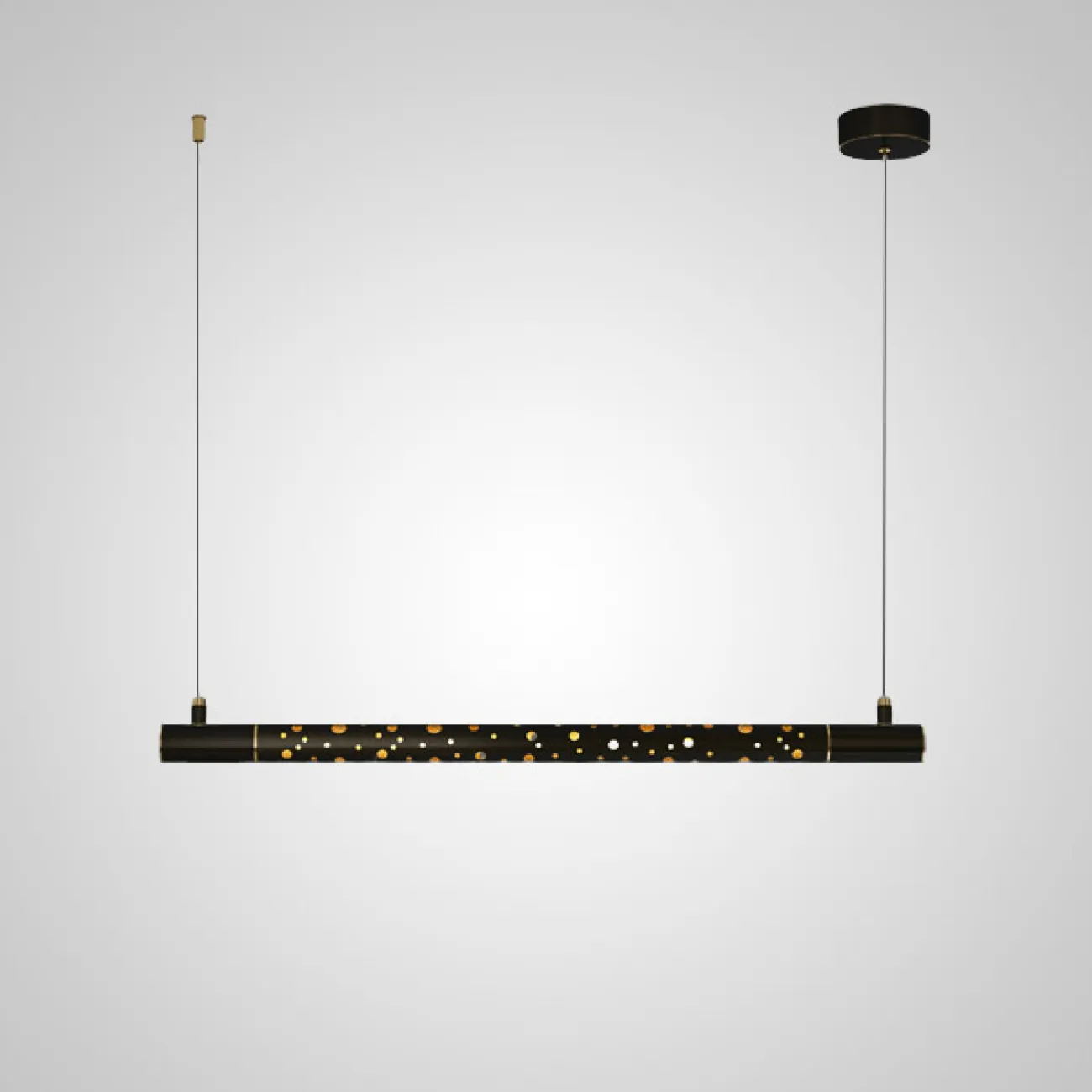 Подвесной светильник ALEKSA L80 Black Brass от ImperiumLoft