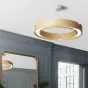 Подвесной кольцевой светильник RANGE 1 D55 Light wood от ImperiumLoft