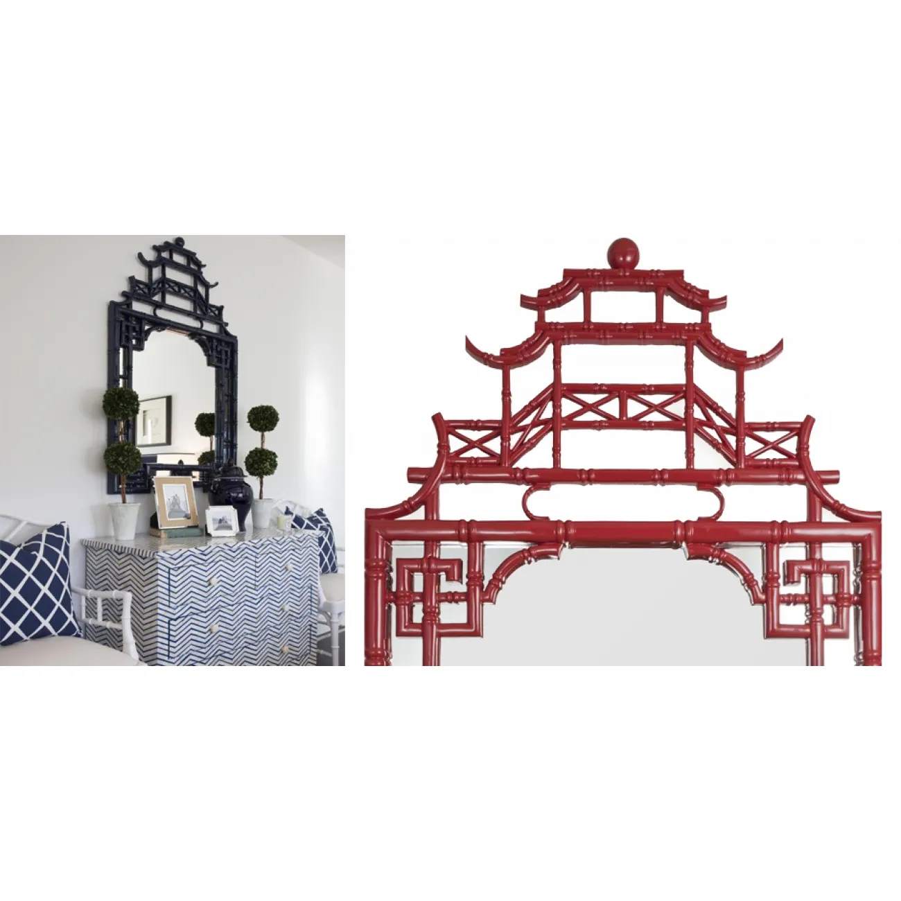 Зеркало Pagoda Mirror Red от LaLume