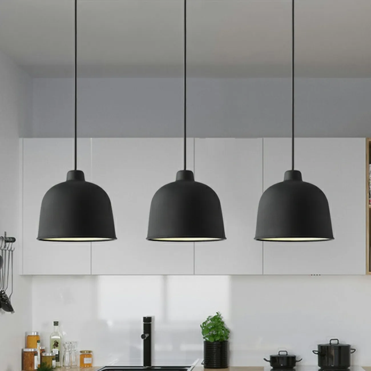 Люстра Grain Pendant Lamp Green от ImperiumLoft