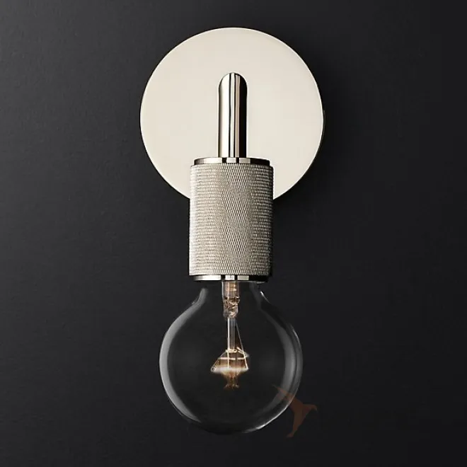Бра RH Utilitaire Single Sconce Silver от ImperiumLoft Бра RH Utilitaire Single Sconce Silver от ImperiumLoft